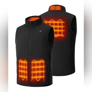 NWT ORORO Men’s Heated Vest Fleece Outdoor Vest Sz XL